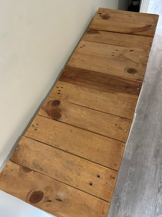 Zapatero Rústico Palets Madera Blanco