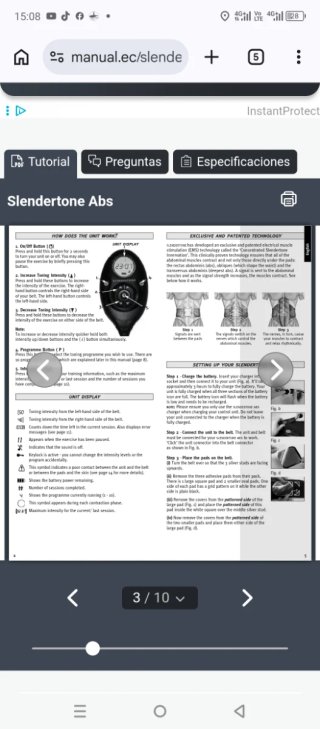 Slendertone Abs 7 Cinturón Abdominal