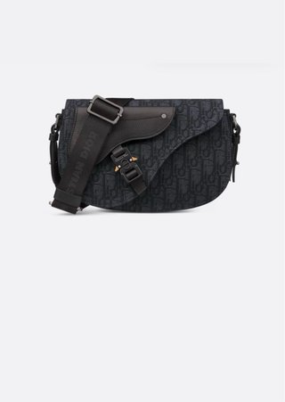 Bolso Dior Saddle Monogram Gris