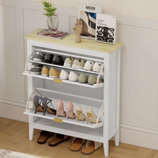 Zapatero Rattan Blanco