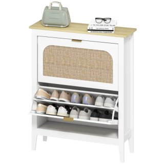 Zapatero Rattan Blanco