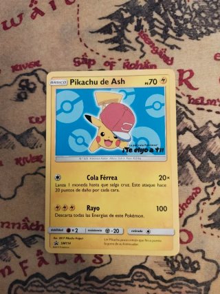 Pikachu de Ash Promo Película Pokémon TCG