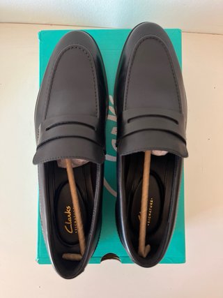 Mocasines Clarks Negros Talla 42.5
