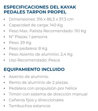 Kayak de pesca y recreo