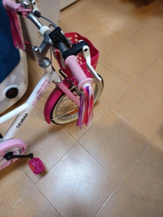 Bicicleta niña 16 pulgadas rosa