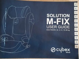 Silla de coche Cybex M-Fix  Grupo 2-3 (15-36kg)