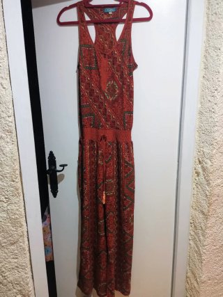 Mono largo estampado boho solidario