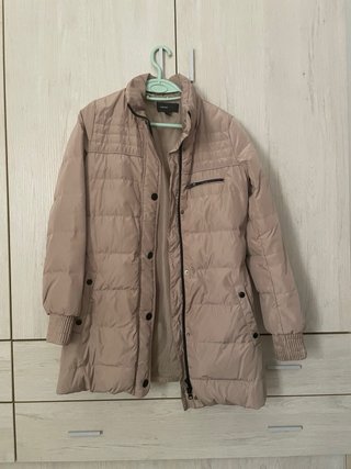 Plumas mujer beige