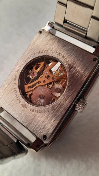 Orologio Uomo Automatico Michael John Nero