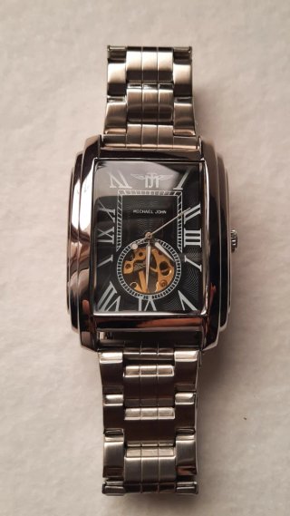 Orologio Uomo Automatico Michael John Nero