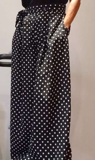 Sfera Pantalón Lunares Negro y Blanco