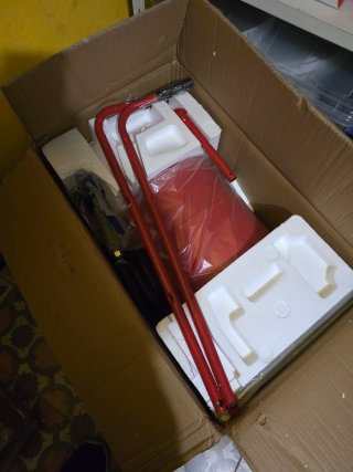 Kit de chorro de arena VEVOR 75,7L 60-110 PSI