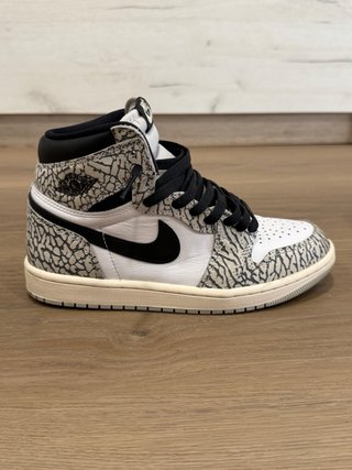 Air Jordan 1 Retro High OG White Cement Talla 38.5