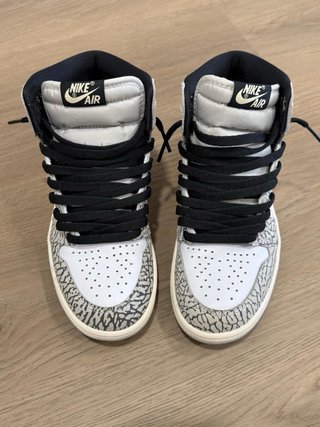 Air Jordan 1 Retro High OG White Cement Talla 38.5