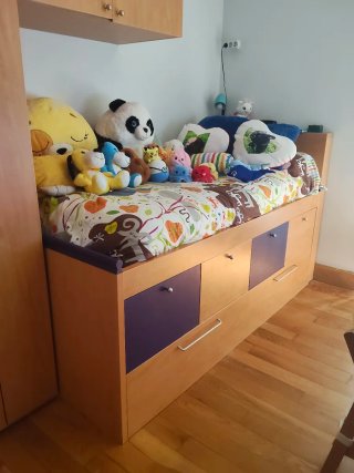 Estructura cama nido + colchones