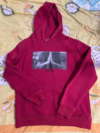 Sudadera Mister Tee Roja Granate