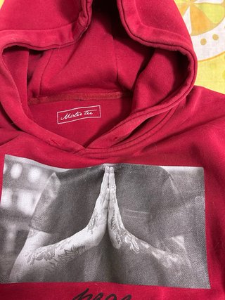 Sudadera Mister Tee Roja Granate
