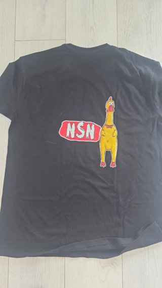 Camiseta Nadie Sabe Nada Hombre Negra