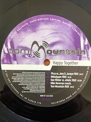 Tom Mountain "Happy Together" vinile techno / hard