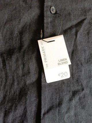 Camisa Negra Primark Talla M Nueva sin estrenar