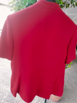Chaqueta roja vintage