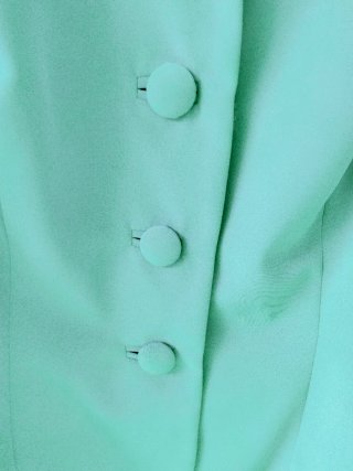 Traje de fiesta verde azulado