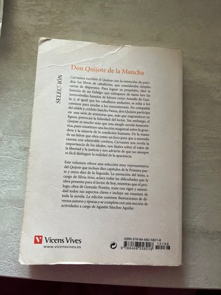 Libro Don Quijote de la Mancha
