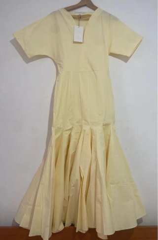 vestido de popelina