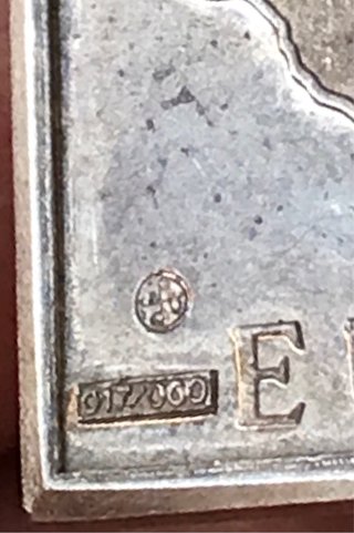 Rectángulo Plata Pura 999 Euskadi Escudos España +