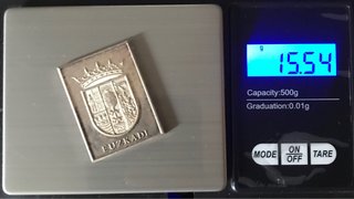 Rectángulo Plata Pura 999 Euskadi Escudos España +