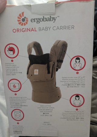 Mochila Portabebés Ergobaby Original Caqui
