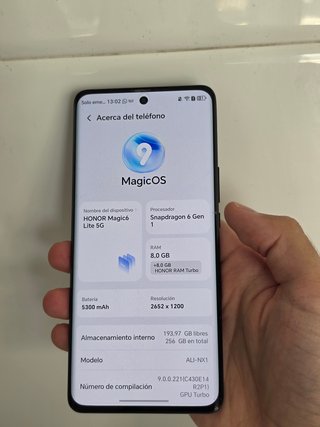 Honor Magic 6 Lite Negro