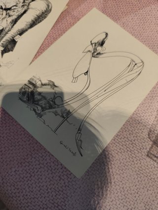 Tarjetas de artista Gerald Scarfe
