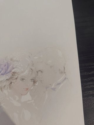 Carta Papelería serie Romántica tono morado