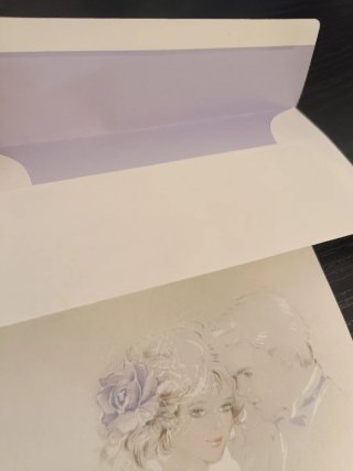 Carta Papelería serie Romántica tono morado