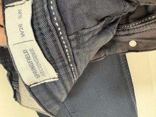 Pantalón chino azul talla W28
