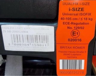 Silla de coche Britax Römer Dualfix i-size