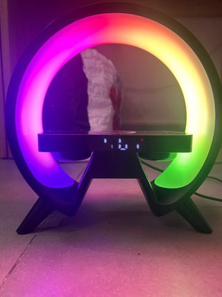 Cargador inalámbrico RGB con su mando OFERTA!!!