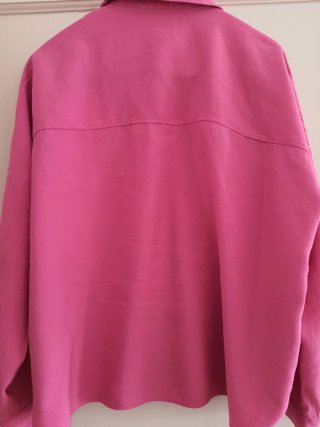 Camisa fucsia Zara