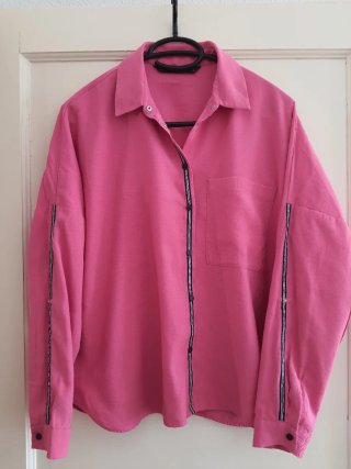 Camisa fucsia Zara