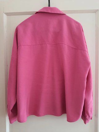 Camisa fucsia Zara