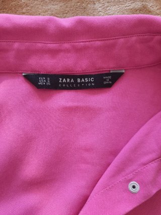 Camisa fucsia Zara