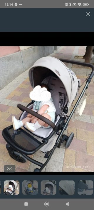 Carro de bebé silla + capazo+ bolso y complementos