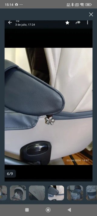 Carro de bebé silla + capazo+ bolso y complementos