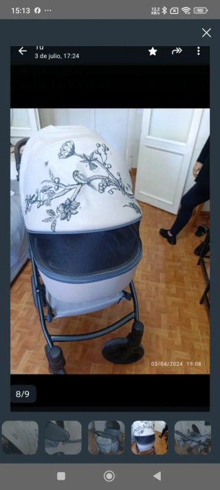 Carro de bebé silla + capazo+ bolso y complementos