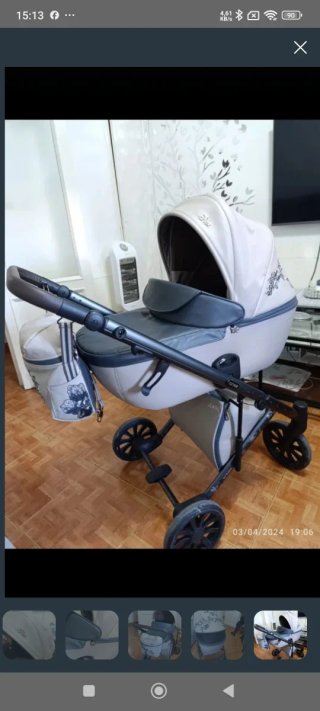 Carro de bebé silla + capazo+ bolso y complementos