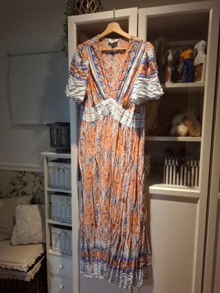 Vestido estampado boho talla única