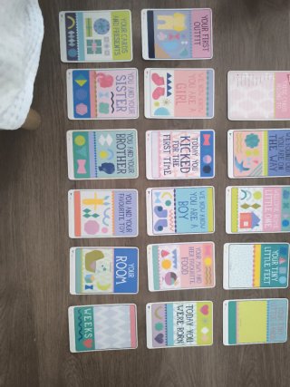 Tarjetas Hitos Bebé y Embarazo Milestone