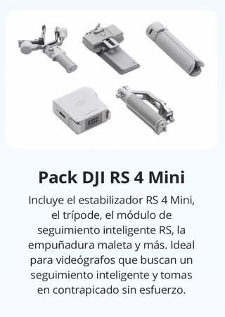 DJI RS 4 Mini Estabilizador Cámara