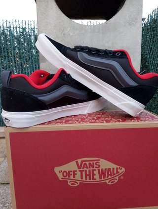 Vans Knu Skool x Cordura Negro Rojo